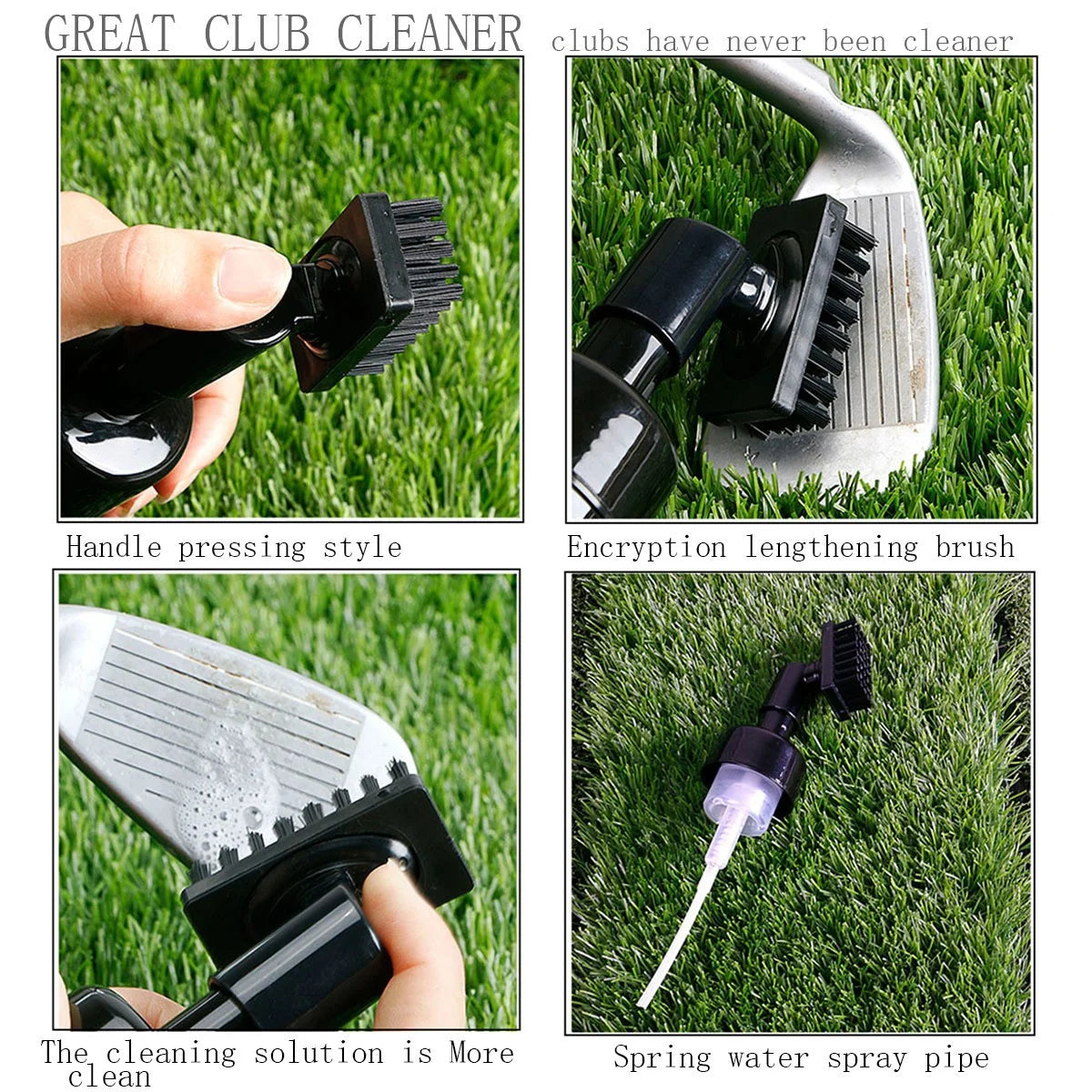 Brosse Nettoyante Golf Portable