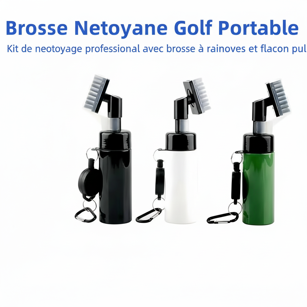 Brosse Nettoyante Golf Portable