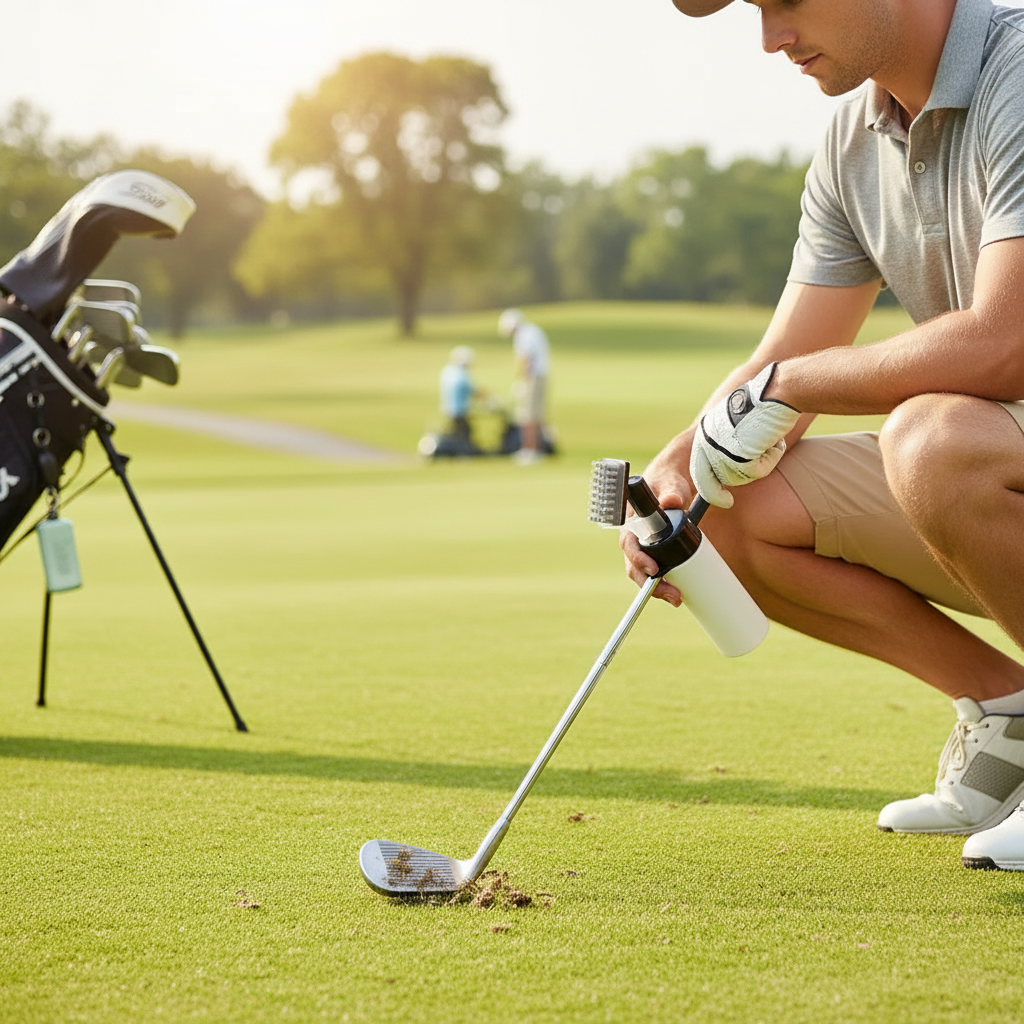 Brosse Nettoyante Golf Portable