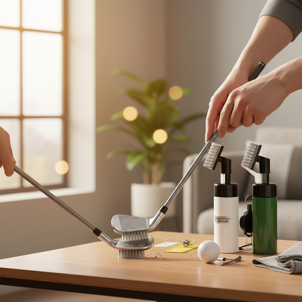 Brosse Nettoyante Golf Portable